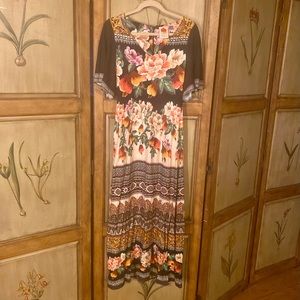 Farm Rio Anthropologie Floral Maxi